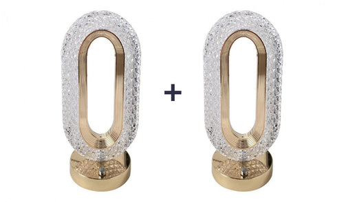 Set 2x Lampa Diamond Crystal LED cu 3 temperaturi de culoare